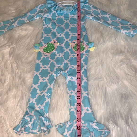 Mud Pie romper - 9-12 months - Picture 2 of 6